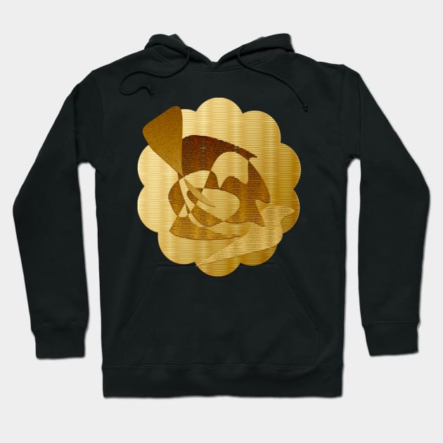 Abstract Wicker Crafts (Golden) Hoodie by mavicfe